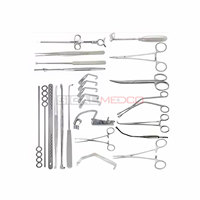 Kit de stérilisation vétérinaire réutilisable en acier inoxydable allemand de haute qualité, instruments chirurgicaux professionnels SIGAL MEDCO SM-VT-0385 pour