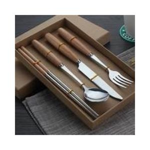 Ensemble de couverts en acier inoxydable de qualité supérieure, manche vert, poli miroir, couteau, fourchette, cuillère pour restaurant, hôtel - Product Image 5