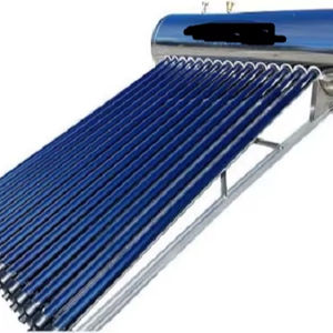 Calentador de Agua Solar Independiente Presurizado de 25 Galones SB40G, Tubo de Vacío, Conexión Directa, Uso en Exteriores, Baño, Ducha, Hotel - Product Image 1
