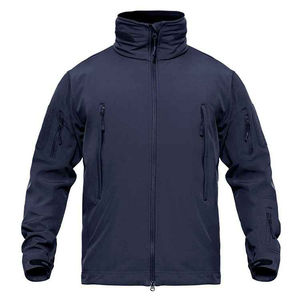 Chaqueta Softshell de Forro Polar para Hombre de Alta Calidad, con Logotipo Personalizado, Cortavientos, Impermeable, con Cierre de Cremallera para Uniformes - Product Image 4