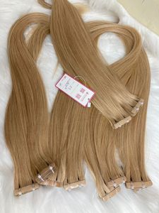 ผมต่อแบบบราซิลยาว8-30นิ้วผมเลมี่สีบลอนด์น้ำผึ้ง (#24) - Product Image 4