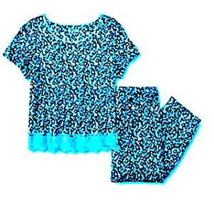 Ropa de dormir de punto térmico de verano para mujer, vestido de pantalón completo con estampado completo, fabricación personalizada por Daisyapparel en India - Product Image 2