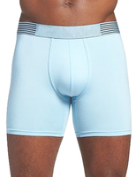 Nouveau style, service OEM, caleçons boxeurs imprimés en maille pour hommes, taille mi-haute, respirants, antistatiques, écologiques, antibactériens