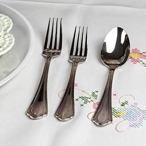 Ensemble de couverts en acier inoxydable de qualité supérieure pour les fêtes, les mariages, écologique, passe au lave-vaisselle, fabriqué en Inde, prix de gros - Product Image 5