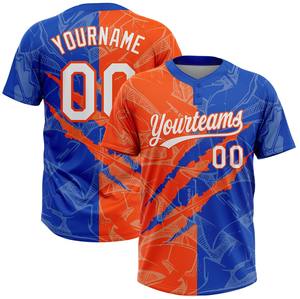 Camiseta Profesional de Softbol de Dos Botones, Colores del Equipo, 100% Poliéster Transpirable, Nombre del Equipo Personalizado - Product Image 6