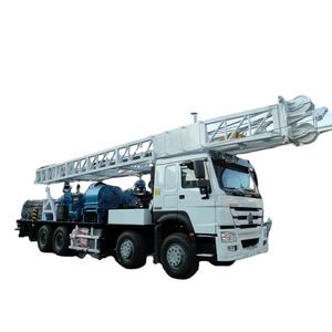 Camion de forage de puits Howo 12 roues d'occasion, équipement hydraulique 1000m - Product Image 2
