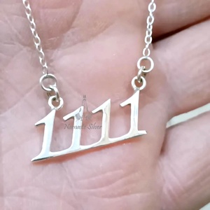 สร้อยคอเลขเทวดา เงินแท้ 925 จี้เลขสั่งทำพิเศษ - Product Image 1