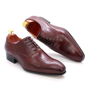 Chaussures habillées en cuir pour hommes avec soutien de la voûte plantaire, confortables, pour le travail et les affaires, anti-fatigue, pour de longues journées au bureau - Product Image 2
