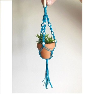 Mini maceta para coche, estilo bohemio colgador decorativo, soporte para ambientador, accesorio Interior elegante para vehículos - Product Image 2