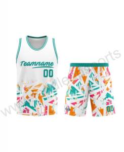 Uniformes de Baloncesto sin Mangas, Cómodos, Transpirables, Tallas Grandes, Profesionales, de Secado Rápido, Ligeros, 100% Poliéster, Personalizables - Product Image 4
