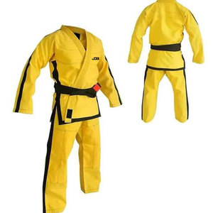 Uniformes de Jiu Jitsu 100% Algodón al por Mayor, Logotipo Frontal Personalizado, Colores y Logotipo a Medida, Transpirable, Secado Rápido, Servicio OEM - Product Image 1