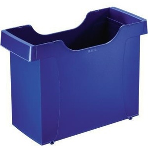 Leitz Uni-Box Plus DIN A4 Hanging <b>File</b> Box with 20 Blue Polystyrene <b>Files</b> for <b>Organizing</b> Paper & Media - Product Image 1