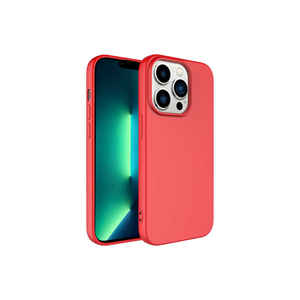 Funda Protectora Premium Netzy para iPhone 14 Pro, Serie SAFA Mara en Rojo, Funda de Silicona Suave Compatible con XR, 11 Pro, 7 Plus - Product Image 1