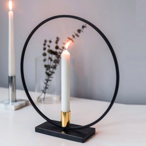 Candélabre en métal fini argenté pour la maison intérieur chandeliers éclairage intérieur mariage décoration maison et salon - Product Image 2