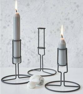 Modern Black Metal Frame <b>Candle</b> <b>Lanterns</b> Glass Cylinder Decorative <b>Holders</b> for Home Patio Garden Wedding & Christmas Events - Product Image 3
