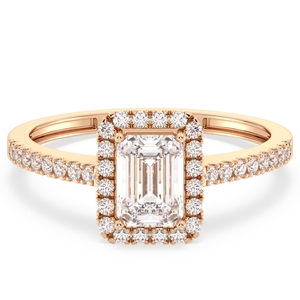 REYES Bagues de fiançailles Moissanite en argent sterling 925 plaqué rhodium Design original Mariage classique Bijoux fins pour femmes - Product Image 1