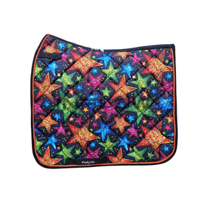 Almohadillas de sillín de algodón de sublimación internacional estándar antideslizante Comfort Fit con forro de satén Numnah o manta acolchada de espuma - Product Image 2