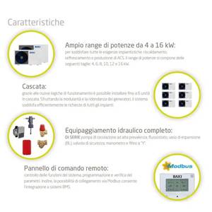 Baxi Auriga 12M-A 12.10 kW Bomba de Calor Monofásica Inverter Monobloque para Sistemas HVAC Domésticos Modelo en R32 - Product Image 4