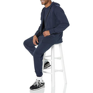 Ropa deportiva Hombres Cremallera Sudaderas Diseño personalizado Gimnasio Sudadera con capucha Calidad Premium Venta al por mayor Streetwear Proveedor - Product Image 3