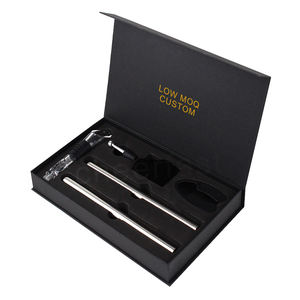 L'aérateur <span class=keywords><strong>de</strong></span> refroidisseur exclusif et fin permet <span class=keywords><strong>de</strong></span> respirer le vin et la boîte cadeau mganétique noire ensemble <span class=keywords><strong>de</strong></span> bâtons <span class=keywords><strong>de</strong></span> refroidisseur <span class=keywords><strong>de</strong></span> vin en acier inoxydable - Product Image 3