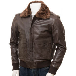 Veste en cuir véritable pour homme sur mesure, haute qualité, faible MOQ, couleur unie, mode d'hiver, style streetwear, coupe-vent, imperméable - Product Image 3