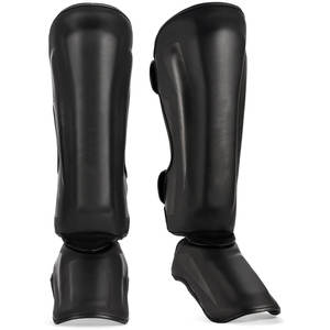 Protector de Espinilleras de Hockey sobre Hielo de Protección Completa de PU Genuino con Diseño Personalizado y Servicios OEM - Product Image 1