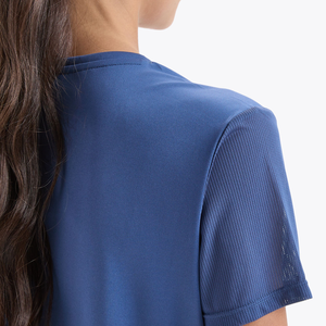 Camiseta para correr deportiva ecológica para mujer, ropa de Yoga informal ajustada transpirable con mangas cortas, camisetas informales - Product Image 4