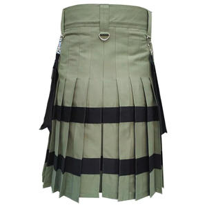 Scottish Men's Kilt Traditional Highland New Design Dress <b>Skirt</b> Tartan Kilts With Straps in Reasonable Prices - Product Image 3