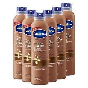 <b>Vaseline</b> Intensive Care Spray Moisturizer For Dry Skin <b>Cocoa</b> Radiant Made With 100% Pure <b>Cocoa</b> Butter 6.5oz (Pack of 6) - Product Image 1