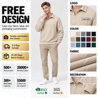 Pull à col roulé en laine torsadée pour homme FNJIA, demi-zip, manches longues, pour le bureau, fabrication sur mesure, marque privée