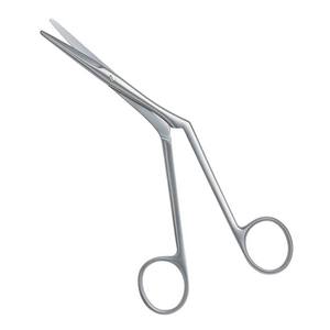 Ciseaux nasaux allemands en acier inoxydable Finition Dall Métal Acier tranchant 18.5 cm 7 1/4 pouces Ciseaux nasaux médicaux pour hôpitaux - Product Image 1