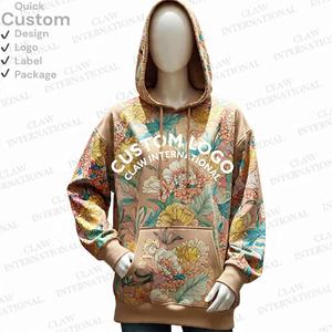 Sudaderas con capucha de sublimación de clasificación superior para mujer, sudaderas con capucha de sublimación de diseño anticontracción de secado rápido con tamaño personalizado - Product Image 4
