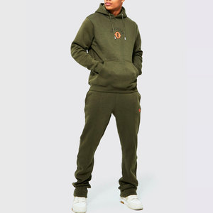 Conjunto Deportivo para Hombre, 100% Algodón, de Alta Calidad, Estilo Desgastado, Invierno, Moda, Superventas, Estampado Sólido, Fácil de Usar - Product Image 3