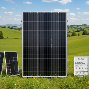 Panel Solar Monocristalino HJT Inter Solar IS-320/24 de 320W y 36V con Lámina Trasera Blanca y Certificado TUV - Product Image 3