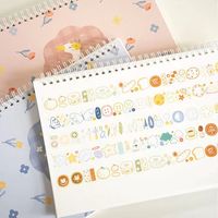 Quantité minimale de commande bas fabricant de haute qualité nouveau Style personnalisé A6 réutilisable Anime mignon autocollant libération papier livre pour enfant