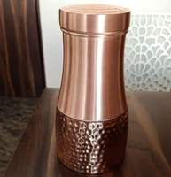Bouteilles d'eau en cuivre faites sur mesure Coniferhandmades avec couleur personnalisée, style américain, ustensiles portables pour la maison avec poignée