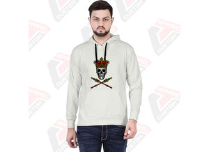 Sweat à capuche ultra confortable pour homme, 100% coton, doux et écologique, idéal pour l'hiver, avec design brodé et impression numérique - Product Image 3