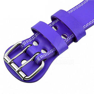 Cinturones de levantamiento de pesas Juego de regalo de cuero Cinturones de levantamiento de pesas de piel de vaca a la venta Cinturón personalizado Hebilla de PIN para hombres Negro - Product Image 4