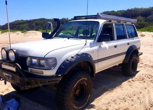 Cubiertas <span class=keywords><strong>de</strong></span> rueda <span class=keywords><strong>de</strong></span> Material ABS <span class=keywords><strong>para</strong></span> coche, venta al por mayor, 4x4, <span class=keywords><strong>para</strong></span> TOYOTA LC80 - Product Image 4