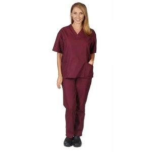 Uniforme d'infirmière sur mesure de qualité supérieure, tissu en coton élasthanne écologique de haute qualité, vêtements d'hôpital tricotés - Product Image 3