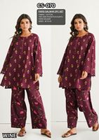 Punjabi ethnique coton Kameez Pallazzo Sharara manches longues été court pour les fêtes pakistanais gros tendance Farshi Shalwar