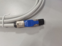 Connecteurs EXW RJ45 8P8C Cat6a avec placage à l'or 3,15,50U Cat 6A blindé Rj45 connecteurs traversants connecteurs cat 6a