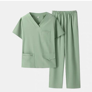 Quick-Dry Surgical Scrubs <b>Set</b> Long Sleeve, Anti-Wrinkle, High Elasticity Unisex Medical Uniform for Nurses & <b>Doctors</b> - Product Image 3