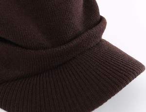 Gorro de Invierno Unisex Informal, Cálido, de Doble Punto, con Borde, 100% Acrílico, Tejido a Mano, Transpirable, Impermeable, para Viajes - Product Image 4