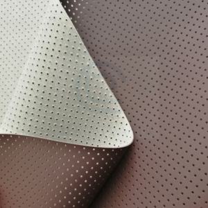 Cuir de stock de voiture en PVC de qualité A avec perforé pour housses de siège de voiture - Product Image 4