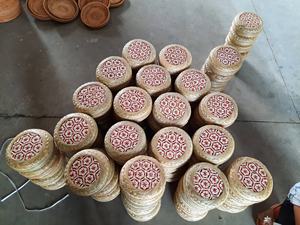 Sac à bandoulière rond en rotin de paille naturelle pour femmes sac en bambou tissé à la main de plage vente en gros - Product Image 2