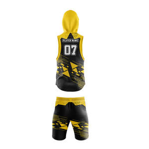 Uniformes de football américain 7 contre 7 en polyester haute performance avec nom d'équipe et numérotation personnalisés pour les équipes de flag football 7v7 2026 - Product Image 3