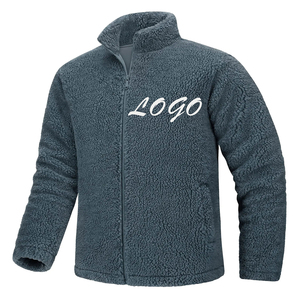 Vêtement d'hiver de haute qualité personnalisable en gros, veste en sherpa avec col montant, respirante, séchage rapide, vente en gros - Product Image 5