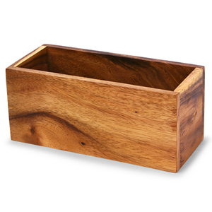 Carrito de madera de estilo granja con mango de metal, soporte de utensilios de cocina con fondo extraíble - Product Image 5