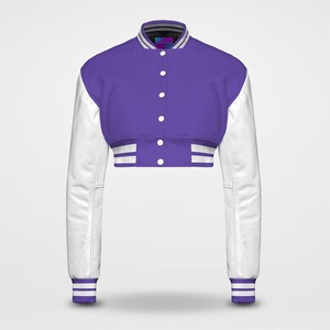 Vestes d'université personnalisées pour femmes avec vestes de sport chic pour femmes et vestes d'université élégantes pour les filles Letterman - Product Image 3